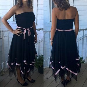 Strapless dress w/ ribbon 🎀